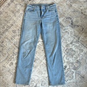 American Eagle Outfitters Light Blue Straight Leg Jeans